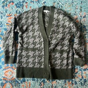 End of season sale! Madewell houndstooth cardigan